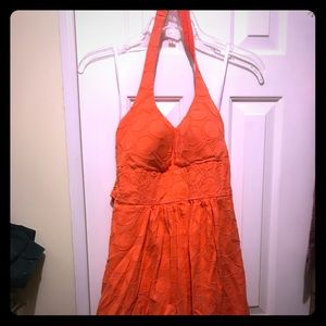 Orange dress